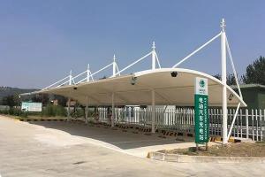 正定县膜结构停车棚